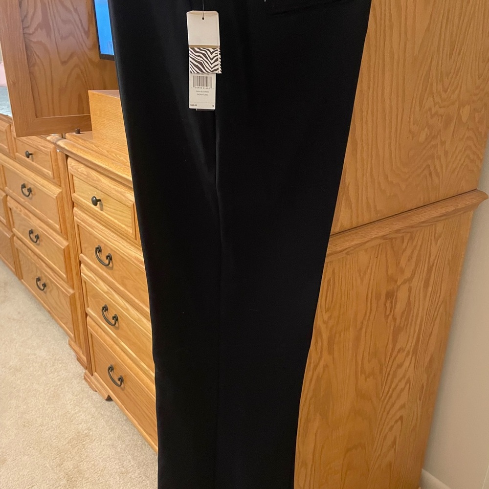 Dana Buchman Elegant Black Dress Pants
